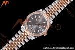 Rolex - Datejust 126231 36mm Jub Flt 904L RG/SS Grey/Stk QF SH3235