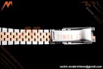 Rolex - Datejust 126231 36mm Jub Flt 904L RG/SS Blk/Dia QF SH3235