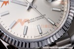 Rolex - Datejust 126234 36mm Jub Flt 904L SS/SS Silv/Stk QF SH3235