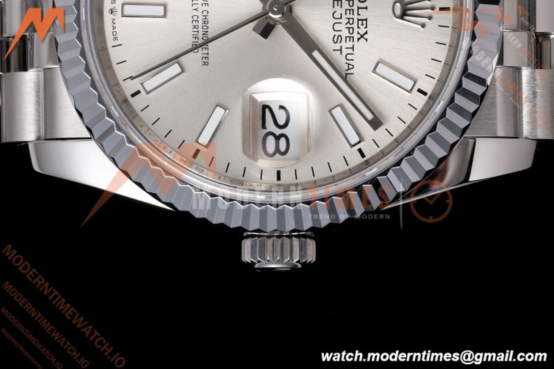 Rolex - Datejust 126234 36mm Jub Flt 904L SS/SS Silv/Stk QF SH3235