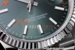 Rolex - Datejust 126234 36mm Jub Flt 904L SS/SS Green/Stk QF SH3235 | 롤렉스 - 데이저스트 126234 36mm 주빌리 플라이트 904L SS/SS 그린/스트라이프 QF SH3235