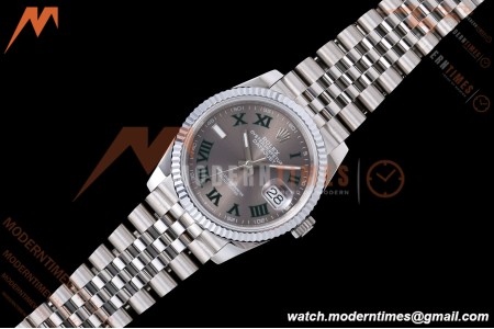 Rolex - Datejust 126234 36mm Wimbledon Jub Flt 904L SS/SS Grey/Rmn QF SH3235 | 롤렉스 - 데이저스트 126234 36mm 윔블던 주빌리 플라이트 904L SS/SS 그레이/로마 숫자 QF SH3235