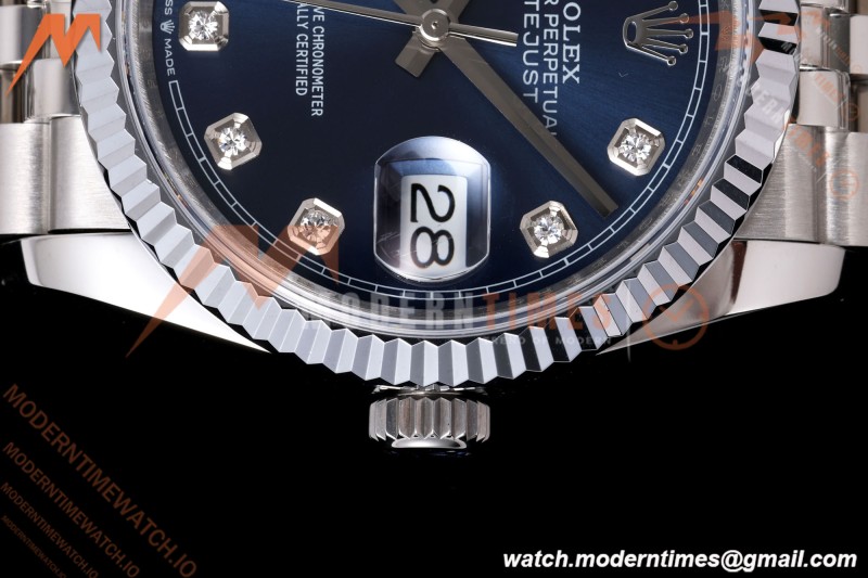 Rolex - Datejust 126234 36mm Jub Flt 904L SS/SS Blu/Dia QF SH3235