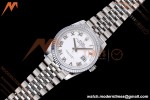 Rolex - Datejust 126234 36mm Jub Flt 904L SS/SS Wht/Rmn QF SH3235 | 롤렉스 - 데이저스트 126234 36mm 주빌리 플라이트 904L SS/SS 화이트/로마 숫자 QF SH3235