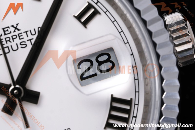 Rolex - Datejust 126234 36mm Jub Flt 904L SS/SS Wht/Rmn QF SH3235 | 롤렉스 - 데이저스트 126234 36mm 주빌리 플라이트 904L SS/SS 화이트/로마 숫자 QF SH3235