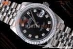 Rolex - Datejust 126234 36mm Jub Flt 904L SS/SS Blk/Dia QF SH3235