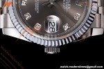 Rolex - Datejust 126234 36mm Jub Flt 904L SS/SS Grey/Dia QF SH3235