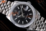Rolex - Datejust 126234 36mm Jub Flt 904L SS/SS Blk/Stk QF SH3235