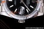 Rolex - Datejust 126234 36mm Jub Flt 904L SS/SS Blk/Stk QF SH3235
