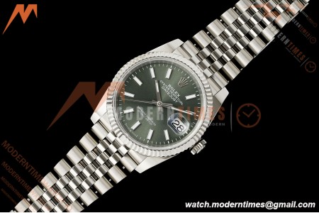 Rolex - Datejust 126234 36mm Jub Flt 904L SS/SS Mint Green ARF DD3235 | 롤렉스 - 데이저스트 126234 36mm 주빌리 플라이트 904L SS/SS 민트 그린 ARF DD3235