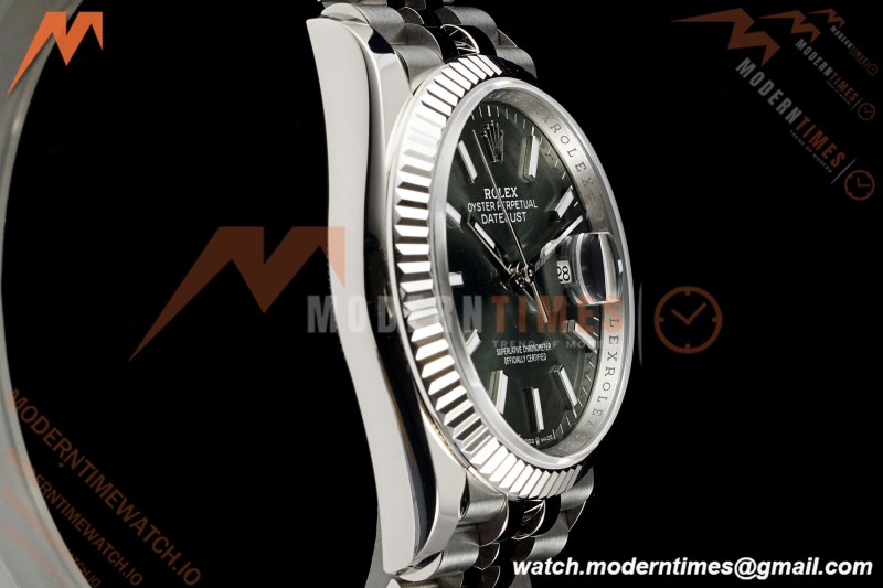 Rolex - Datejust 126234 36mm Jub Flt 904L SS/SS Mint Green ARF DD3235