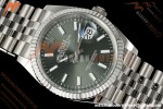 Rolex - Datejust 126234 36mm Jub Flt 904L SS/SS Mint Green VF DD3235
