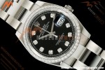 Rolex - Datejust 126284RBR 36mm Oys Dia 904L SS/SS Blk/Dia VSF VS3235 | 롤렉스 - 데이저스트 126284RBR 36mm 오이스터 다이아 904L 스테인리스 스틸/스테인리스 스틸 블랙/다이아 VSF VS3235