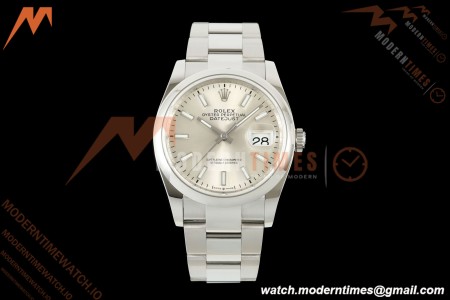 Rolex - Datejust 36mm 126200 Oys Smt 904L SS/SS Silv/Stk VSF VS3235