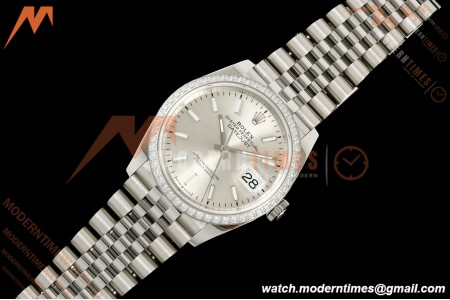 Rolex - Datejust 126284RBR 36mm Jub Dia 904L SS/SS Silv/Dia VSF VS3235