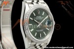 Rolex - Datejust 126284RBR 36mm Jub Dia 904L SS/SS Grn/Dia VSF VS3235