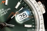 Rolex - Datejust 126284RBR 36mm Jub Dia 904L SS/SS Grn/Dia VSF VS3235
