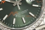 Rolex - Datejust 126284RBR 36mm Jub Dia 904L SS/SS Grn/Dia VSF VS3235