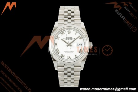 Rolex - Datejust 36mm 126200 Jub Smt 904L SS/SS Wht/Rmn VSF VS3235 | 롤렉스 - 데이저스트 36mm 126200 주빌리 스무스 904L 스테인리스 스틸/스테인리스 스틸 화이트/로마 숫자 VSF VS3235
