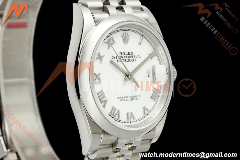 Rolex - Datejust 36mm 126200 Jub Smt 904L SS/SS Wht/Rmn VSF VS3235