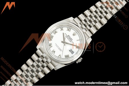 Rolex - Datejust 36mm 126200 Jub Smt 904L SS/SS Wht/Rmn VSF VS3235