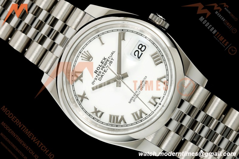Rolex - Datejust 36mm 126200 Jub Smt 904L SS/SS Wht/Rmn VSF VS3235