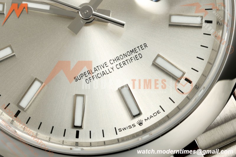 Rolex - Datejust 36mm 126200 Jub Smt 904L SS/SS Silv/Stk VSF VS3235 | 롤렉스 - 데이저스트 36mm 126200 주빌리 스무스 904L 스테인리스 스틸/스테인리스 스틸 실버/스틱 인덱스 VSF VS3235