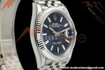 Rolex - Datejust 126234 36mm Jub Flt 904L SS/SS Blue/Stk VF DD3235