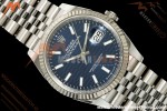 Rolex - Datejust 126234 36mm Jub Flt 904L SS/SS F-Blu/Stk VF DD3235