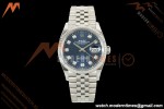Rolex - Datejust 126234 36mm Jub Flt 904L SS/SS F-Blu/Dia VF DD3235