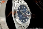 Rolex - Datejust 126234 36mm Jub Flt 904L SS/SS F-Blu/Dia VF DD3235