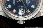 Rolex - Datejust 126234 36mm Jub Flt 904L SS/SS F-Blu/Dia VF DD3235
