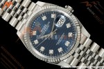 Rolex - Datejust 126234 36mm Jub Flt 904L SS/SS F-Blu/Dia VF DD3235