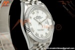 Rolex - Datejust 126234 36mm Jub Flt 904L SS/SS Wht/Rmn VF DD3235 | 롤렉스 - 데이트저스트 126234 36mm 주빌리 플라이트 904L SS/SS 화이트/로마 VF DD3235