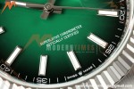 Rolex - Datejust 126334 41mm Oys Flt 904L SS/SS Ombre Green/Stk QF JH3235 Free Sprung