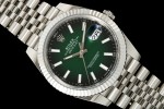 Rolex - Datejust 126334 41mm Jub Flt 904L SS/SS Ombre Green/Stk SEEKF DD3235