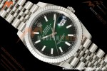 Rolex - Datejust 126334 41mm Jub Flt 904L SS/SS Ombre Green/Stk SEEKF DD3235
