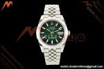 Rolex - Datejust 126334 41mm Jub Smth 904L SS/SS Ombre Green/Stk SEEKF DD3235