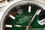 Rolex - Datejust 126334 41mm Jub Smth 904L SS/SS Ombre Green/Stk SEEKF DD3235