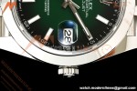 Rolex - Datejust 126334 41mm Jub Smth 904L SS/SS Ombre Green/Stk SEEKF DD3235