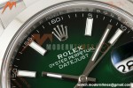 Rolex - Datejust 126334 41mm Oys Smth 904L SS/SS Ombre Green/Stk SEEKF DD3235