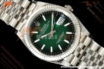 Rolex - Datejust 126234 36mm Jub Flt 904L SS/SS Ombre Green/Stk VSF V2 DD3235