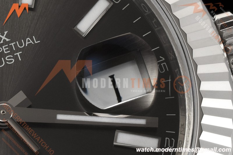 Rolex - Datejust 126334 41mm Jub Flt 904L SS/SS Grey/Stk VSF DD3235 Free Sprung