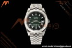 Rolex - Datejust 126334 41mm Jub Flt 904L SS/SS Ombre Green/Stk VSF V2 DD3235 Free Sprung
