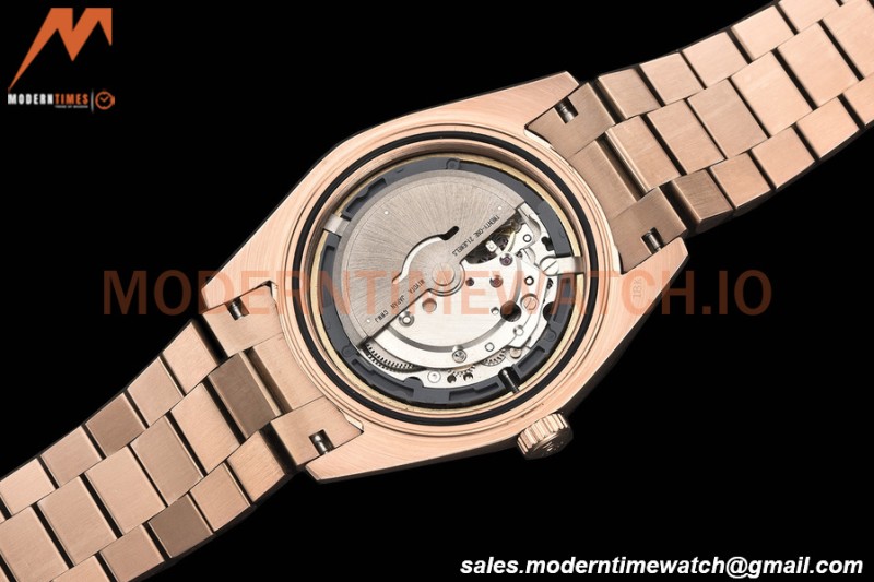 Rolex - DayDate 40mm Flt/Pres RG/RG Silver Stick GDF MY8215