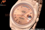 Rolex - DayDate 40mm Flt/Pres RG/RG Champagne Rmn GDF MY8215