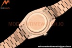 Rolex - DayDate 40mm Flt/Pres RG/RG Black Stick GDF MY8215