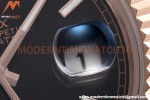 Rolex - DayDate 40mm Flt/Pres RG/RG Black Stick GDF MY8215