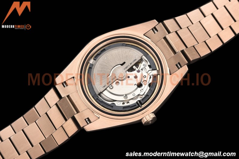Rolex - DayDate 40mm Flt/Pres RG/RG Green Roman GDF MY8215