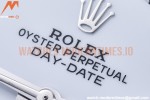 Rolex - DayDate 40mm Flt Pres SS/SS Wht/Rm EWF VR3255